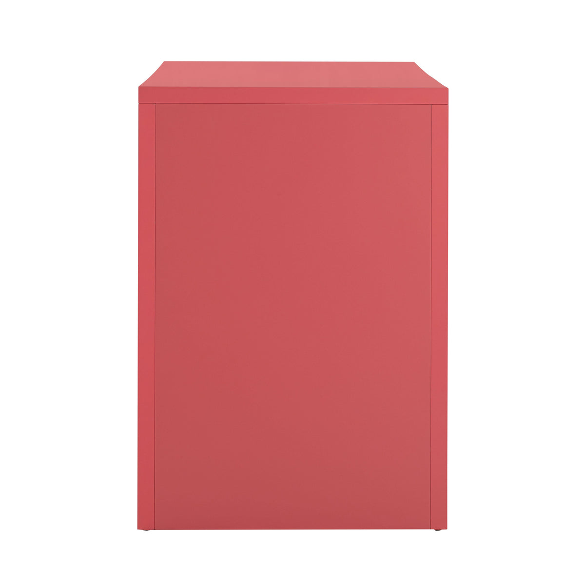 Suzie Coral Pink & Rattan Executive Desk - UK