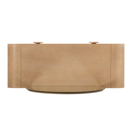 Moonrise Natural Ash 2-Drawer Vanity Desk