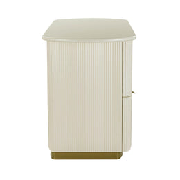 Francesca Cream 3-Drawer Desk