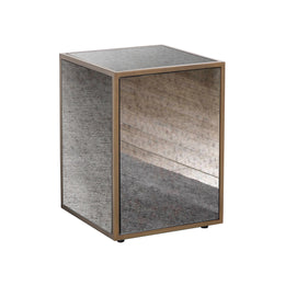 Lana Mirrored Side Table - UK