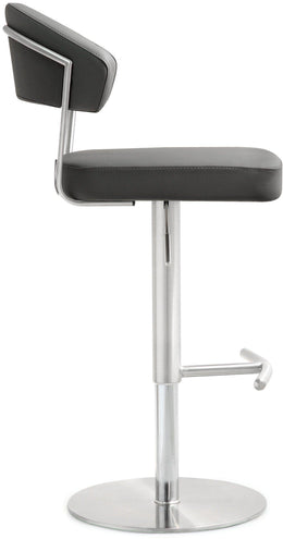 Cosmo Grey Stainless Steel Barstool - UK