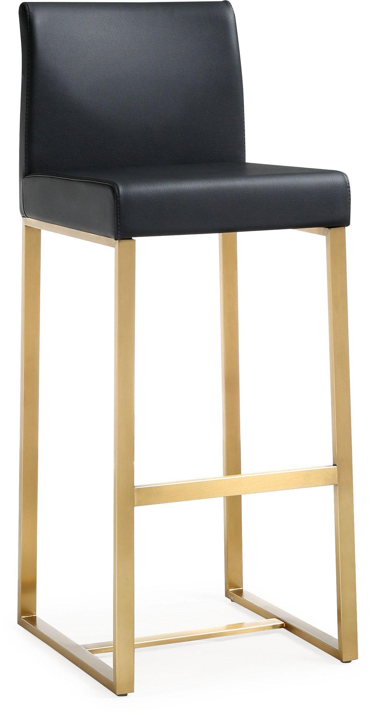 Denmark Black Gold Steel Barstool - Set of 2 - UK