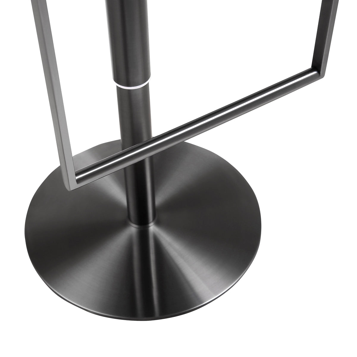Amalfi Black Performance Vegan Leather on Black Stool - UK
