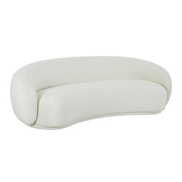 Kendall Cream Velvet Sofa - UK