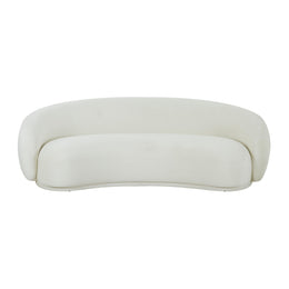 Kendall Cream Velvet Sofa - UK