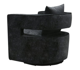 Kennedy Black Swivel Chair - UK