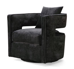 Kennedy Black Swivel Chair - UK