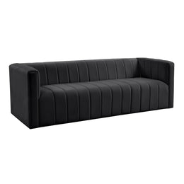 Norah Black Velvet Sofa - UK