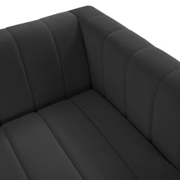 Norah Black Velvet Sofa - UK
