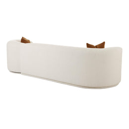 Fickle Cream Boucle 2-Piece Modular LAF Sofa - UK