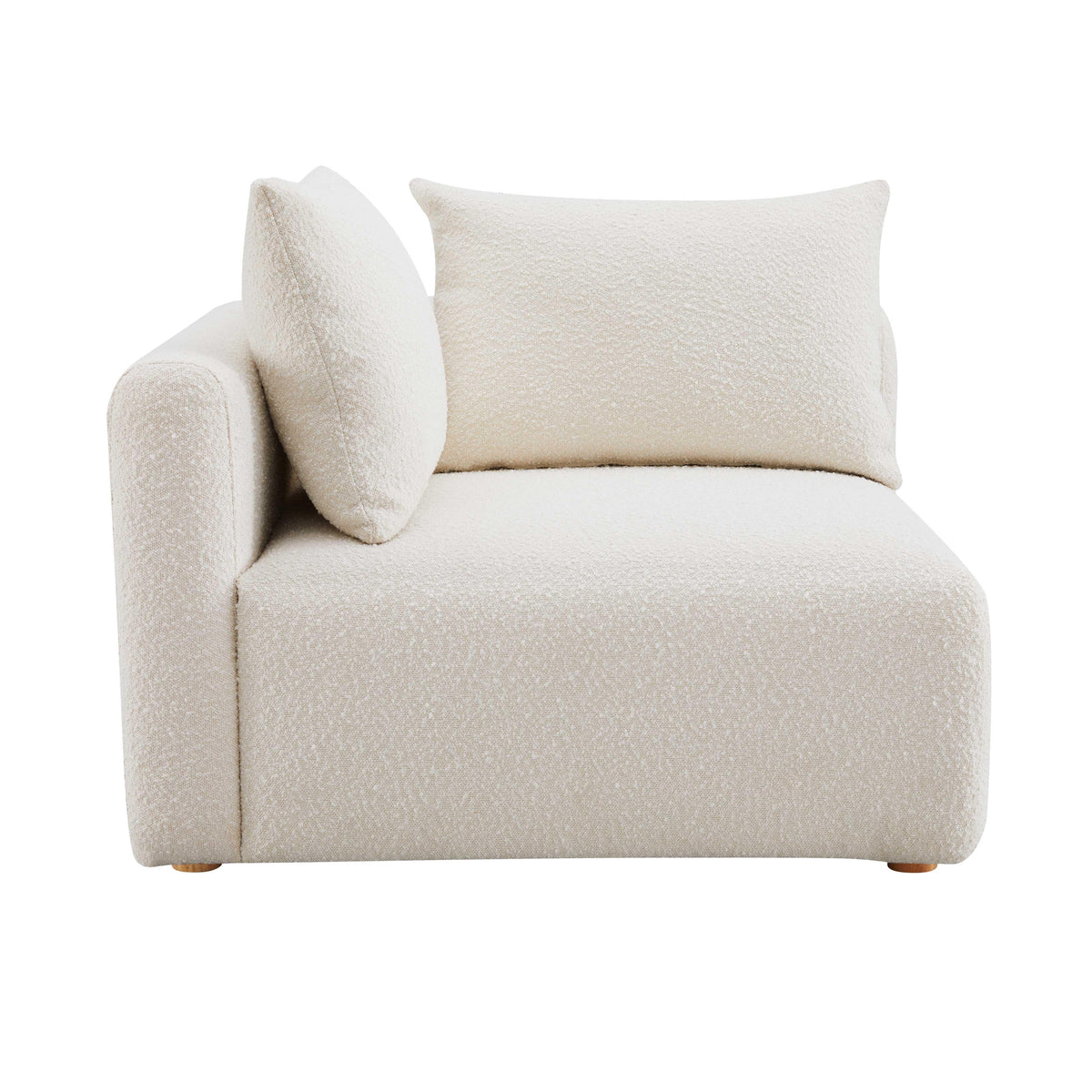 Hangover Cream Boucle Modular Corner Chair