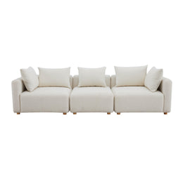 Hangover Cream Boucle Sofa