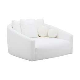 Hanim Cream Performance Fabric Daybed