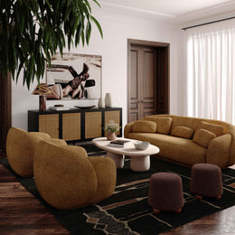 Misty Brown Boucle Sofa - UK