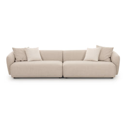 Sylvie Cream Boucle 4-Seater Sofa