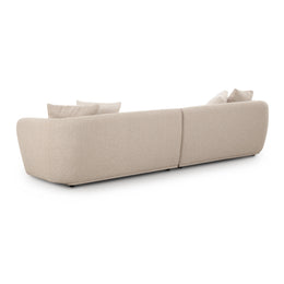 Sylvie Cream Boucle 4-Seater Sofa