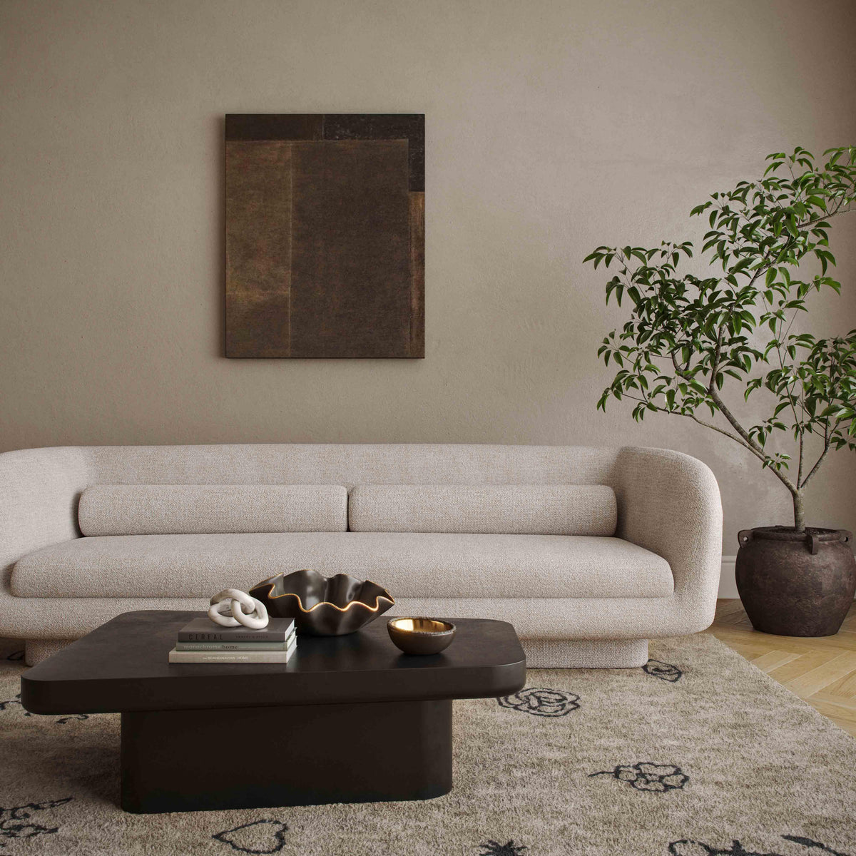 Simone Cream Boucle Sofa