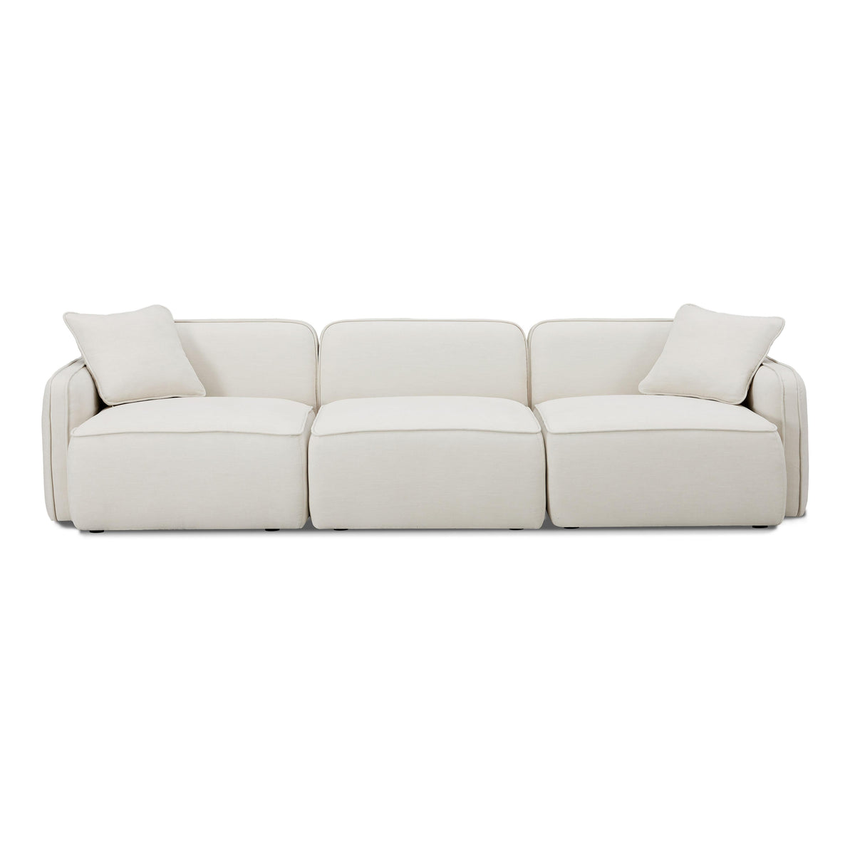 Travie Sand Upcycled Linen Modular Sofa