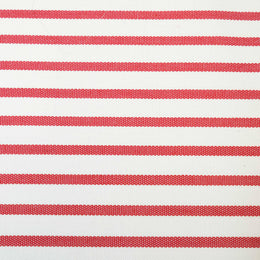 Saint Tropez Pearl and Red Striped Stuffed Outdoor Armchair - UK