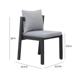 Nancy Grey Outdoor Dining Chair