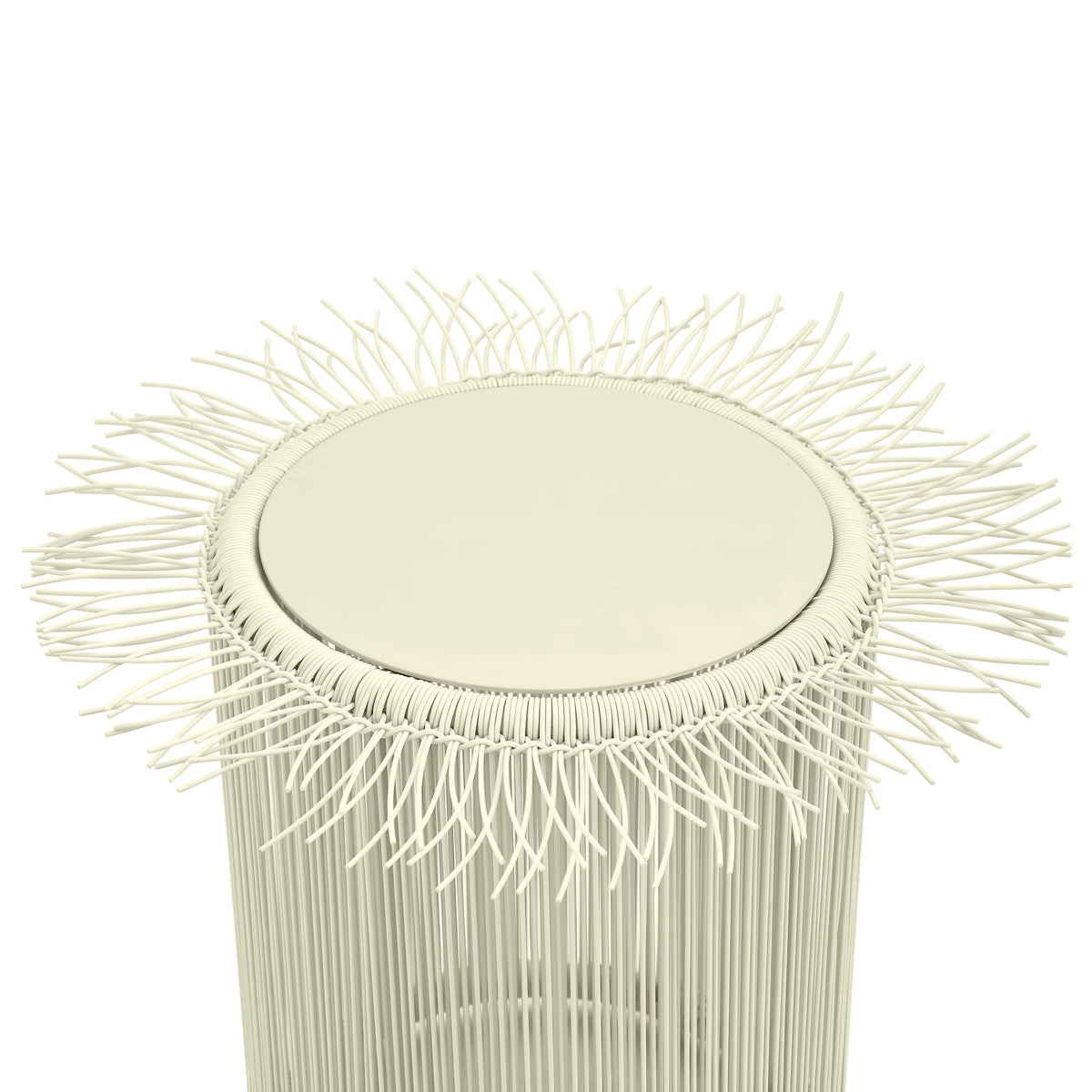 Rafa Cream Outdoor Side Table