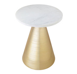 Tempo Marble Side Table - UK