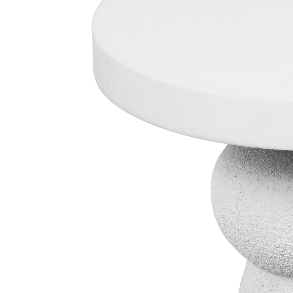Lupita White Side Table - UK