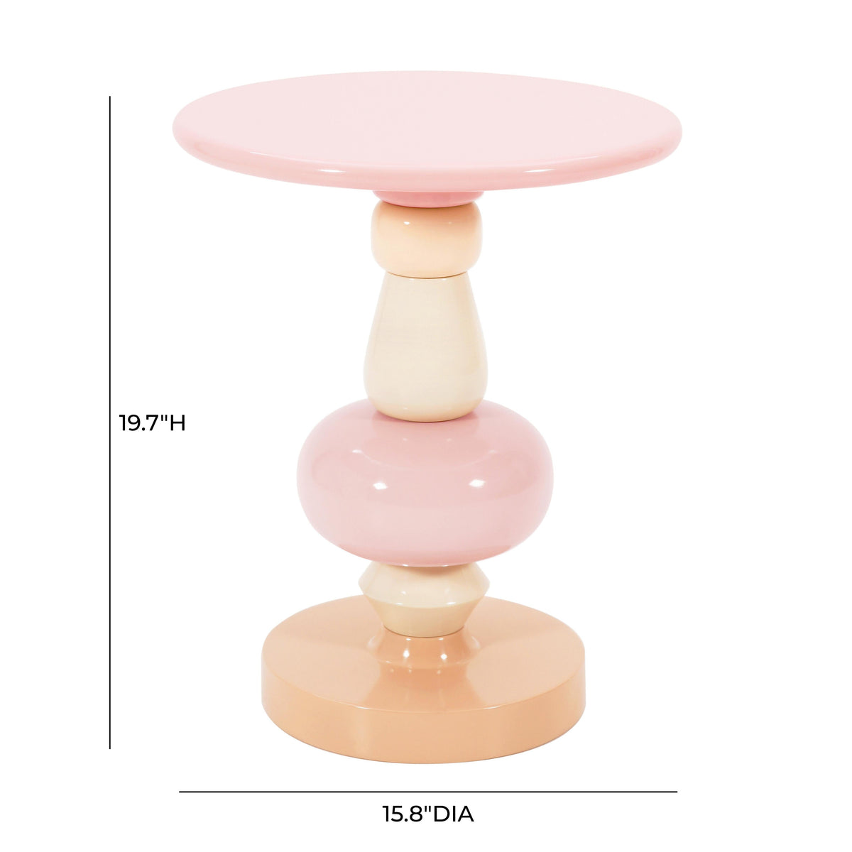 Totem Earth Tones Side Table