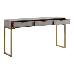 Pesce Shagreen Console Table - UK