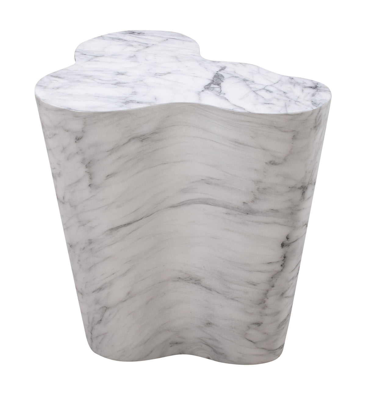 Slab Marble Tall Side Table - UK