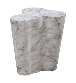 Slab Marble Short Side Table - UK