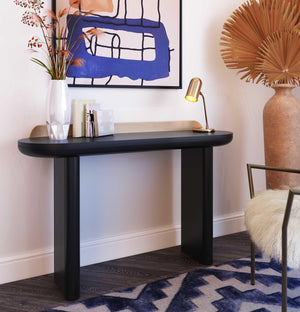 Braden Black Desk/Console Table - UK