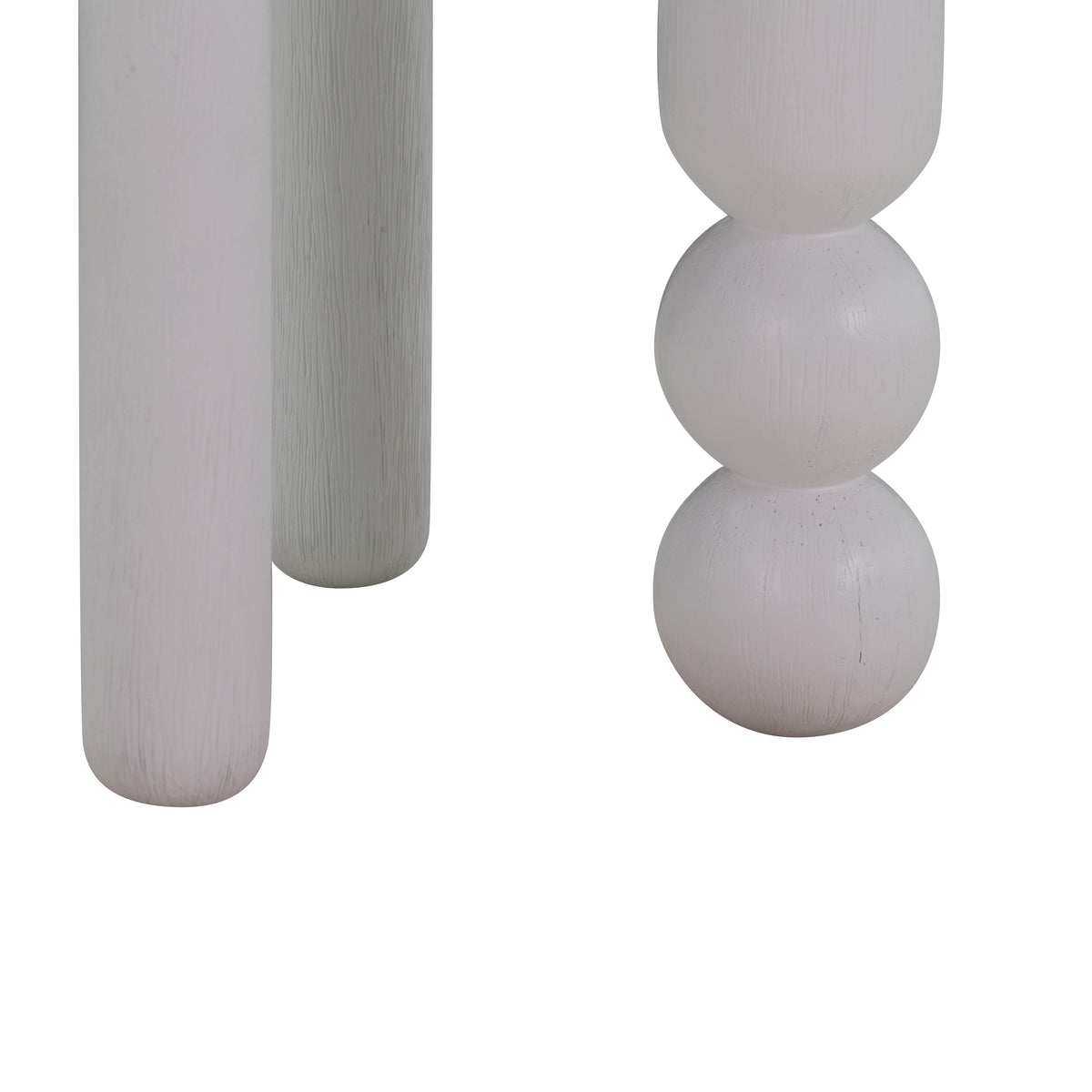Morse White Wooden Accent Table