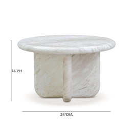 Juju Marble Indoor/Outdoor 24" Tall Coffee Table