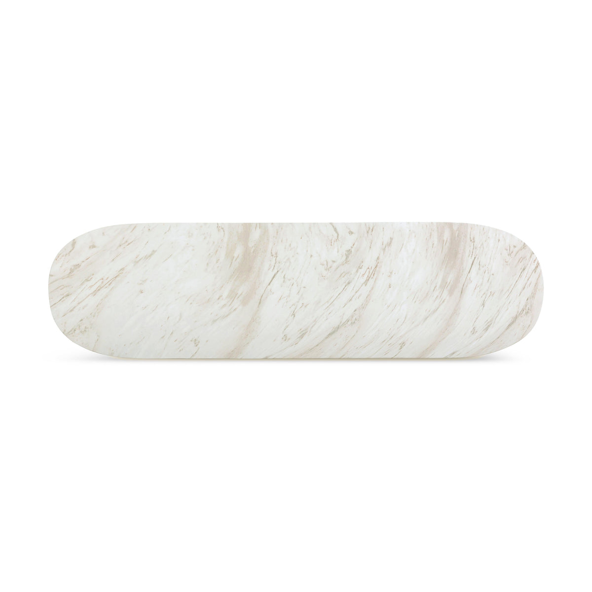 Esme Faux Marble Long Console Table