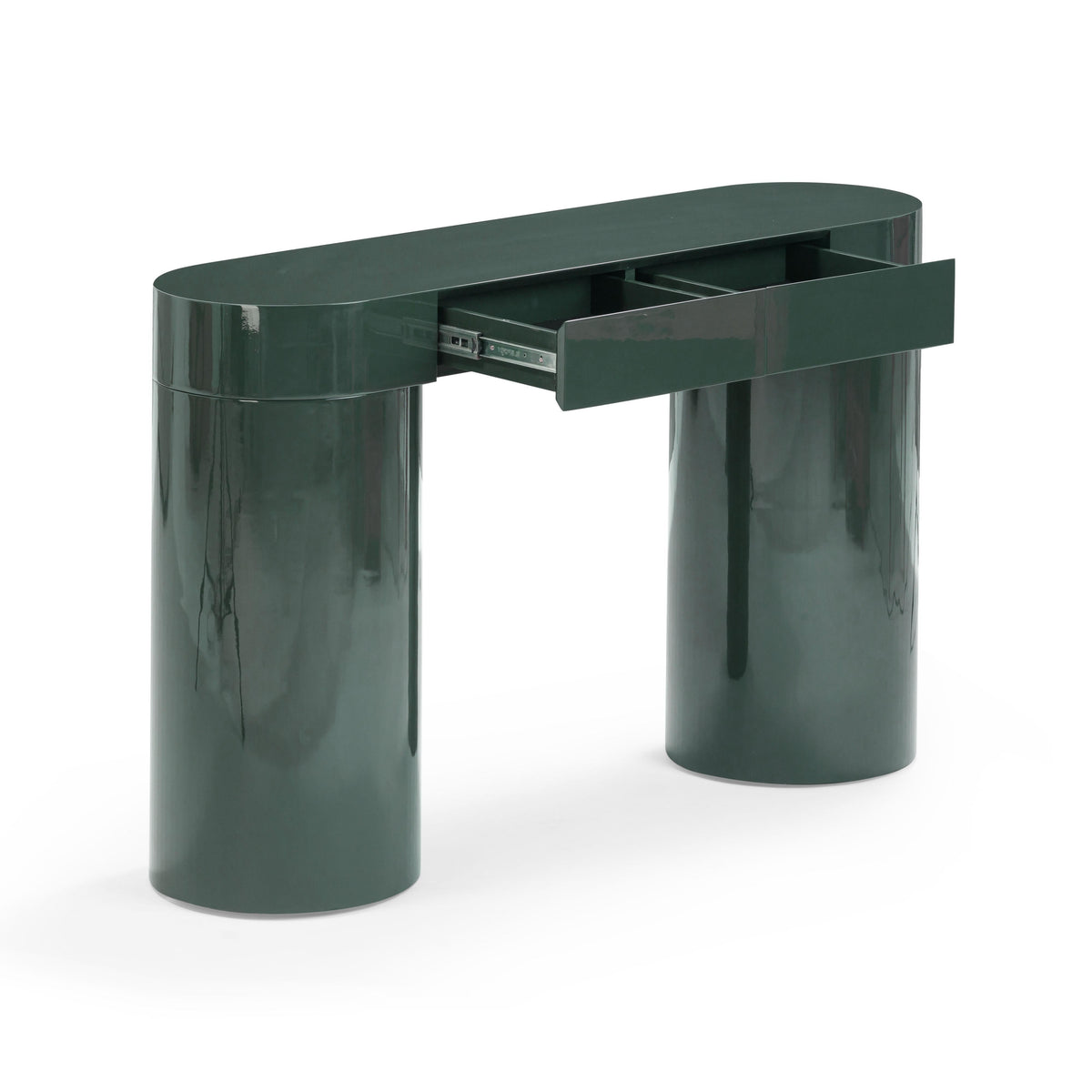 Mira Deep Green High Gloss Console Table