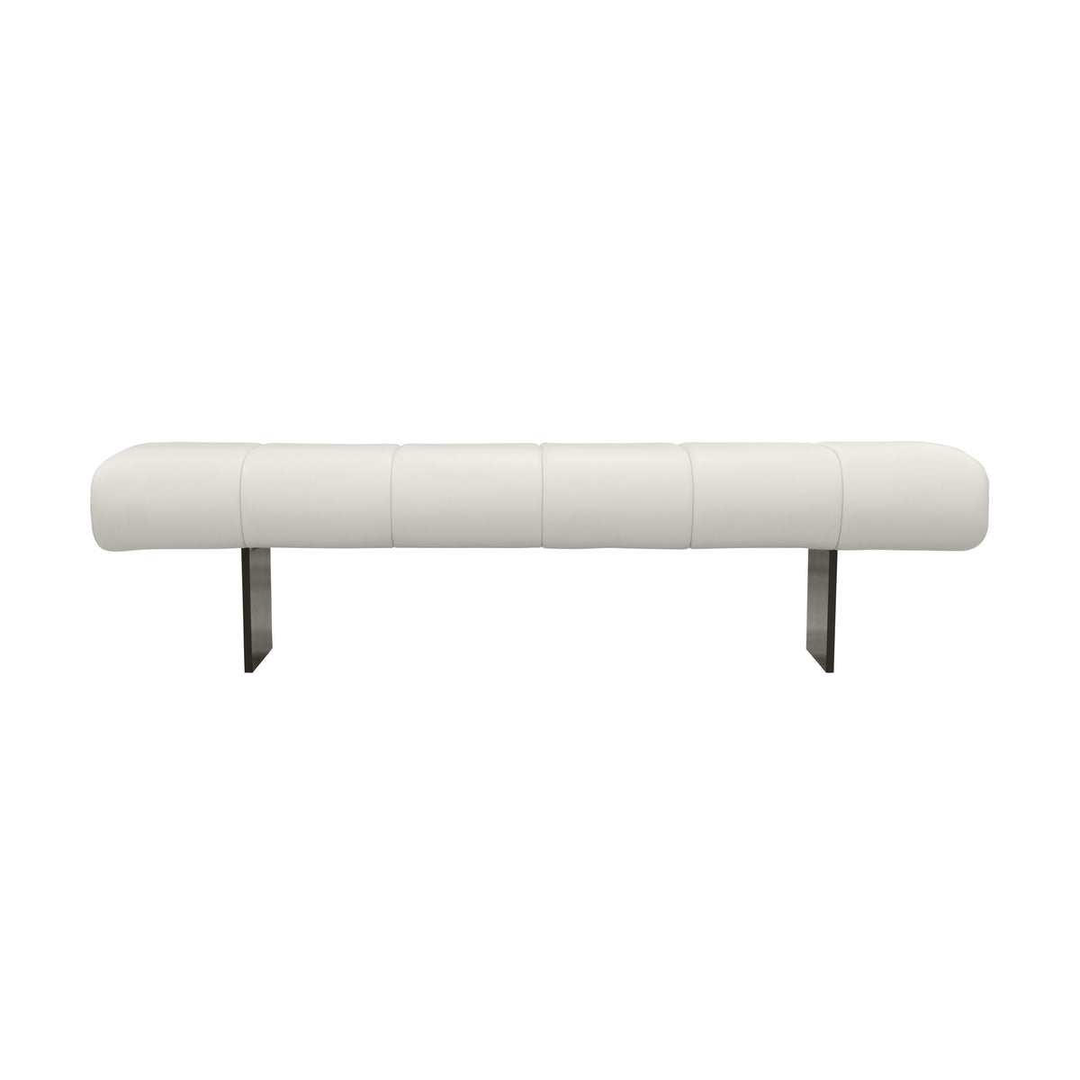 Karol Cream Performance Vegan Leather Bench - UK