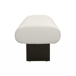 Karol Cream Performance Vegan Leather Bench - UK