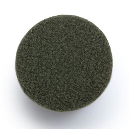 Jaine Forest Green Loose Mohair Ottoman