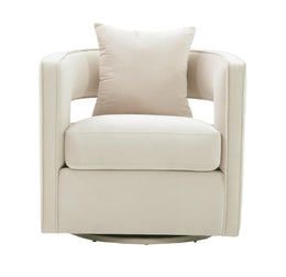 Kennedy Cream Swivel Chair - UK