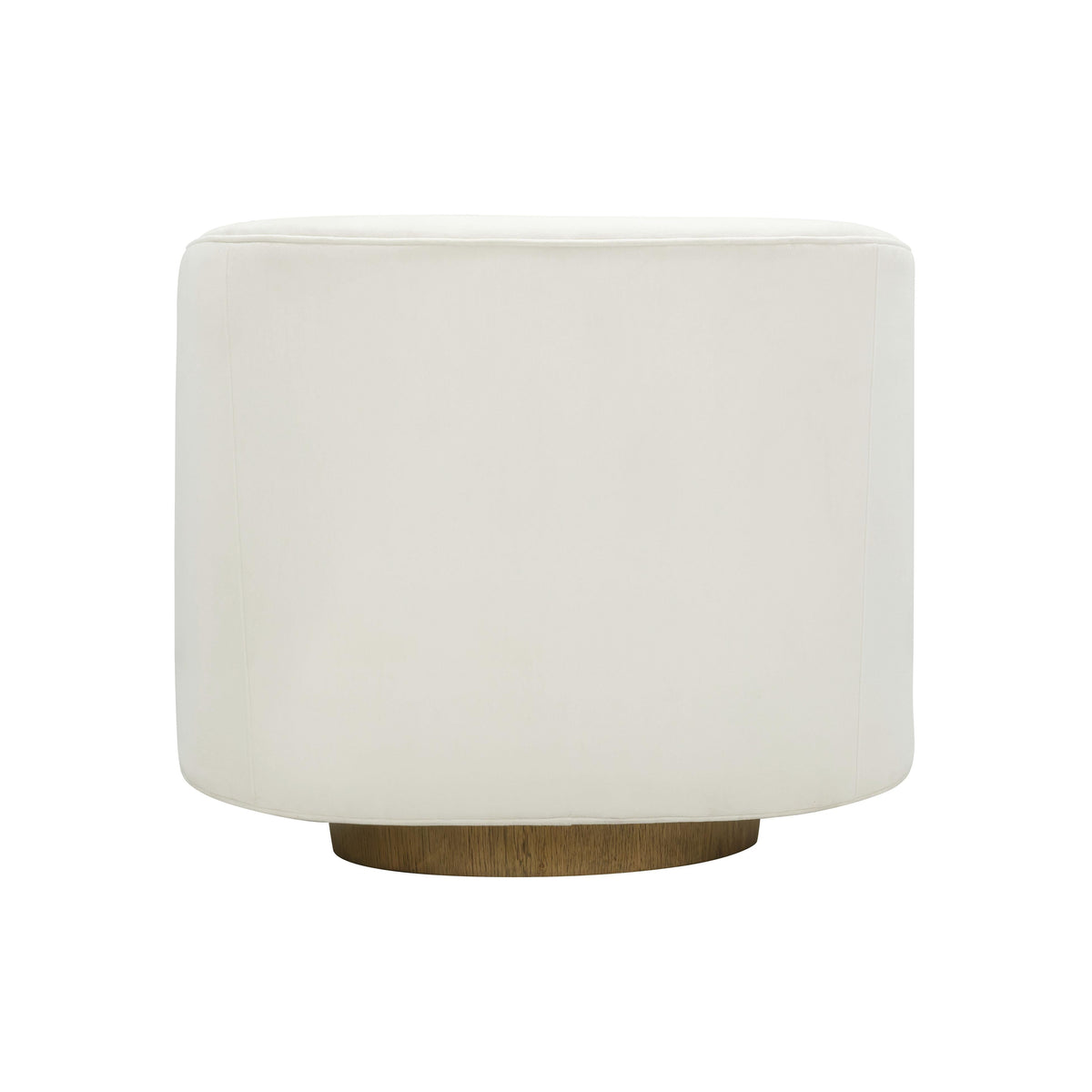 Presley Cream Velvet Swivel Accent Chair