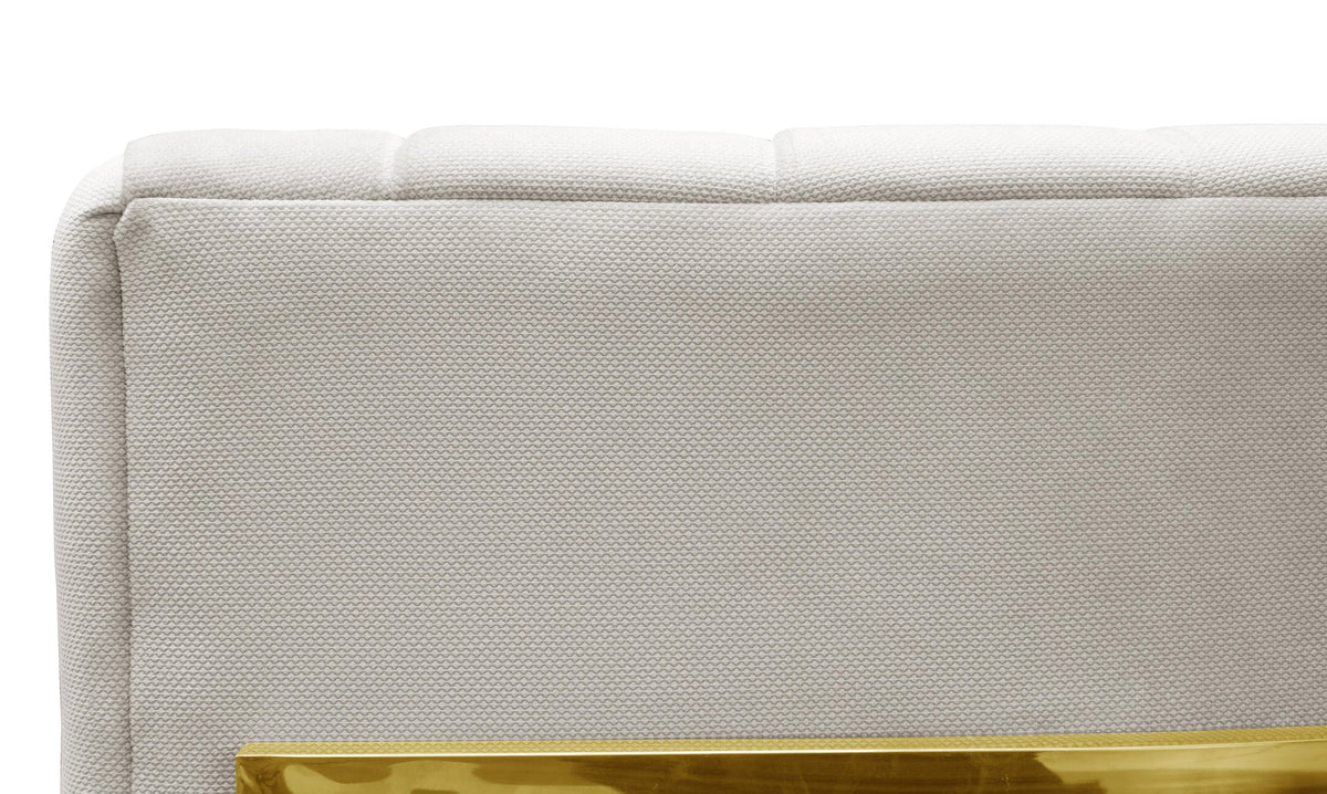 Magnolia Spotted Cream Chair with Gold - UK
