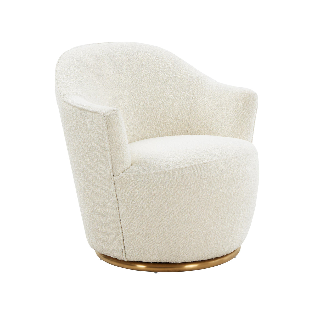 Skyla Boucle Swivel Chair - UK