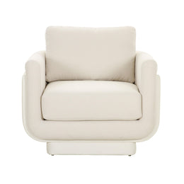 Rhonnie Cream Monotone Armchair - UK