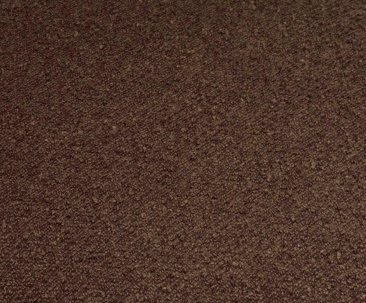 Marla Chocolate Brown Boucle Accent Chair - UK
