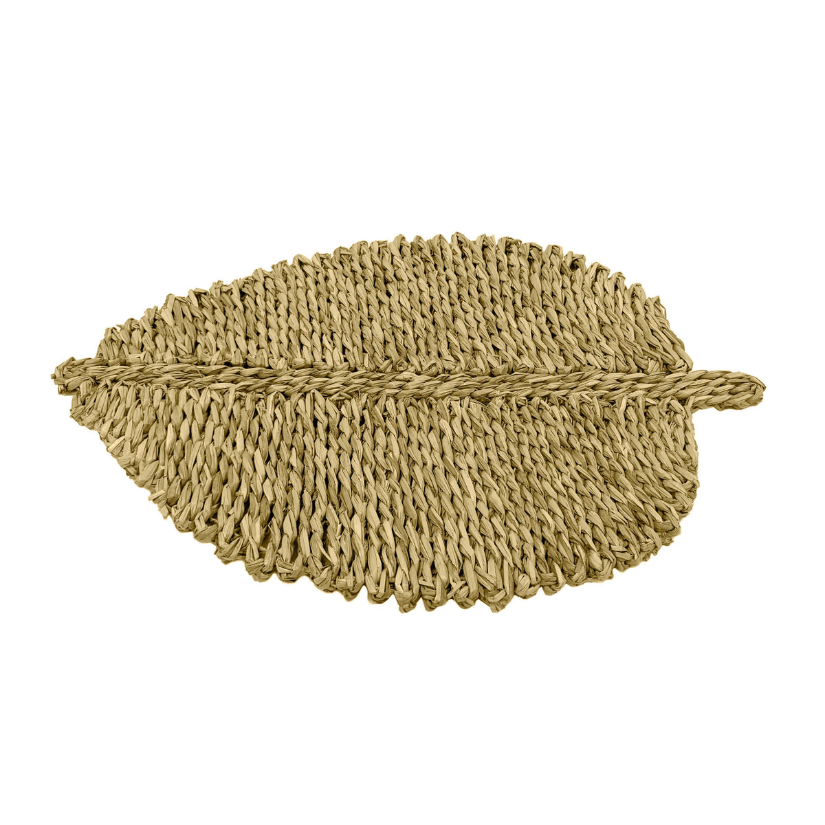 Leaf Natural Seagrass Placemat - Set of 4