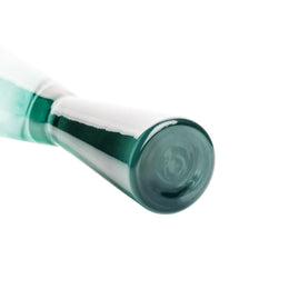 Flute Green Champagne Glasses - Set of 4