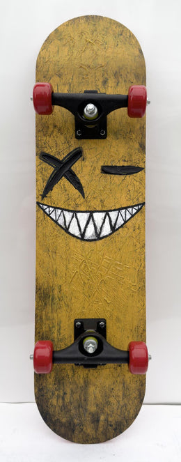Skateboard - Smile Wink Mixed Media