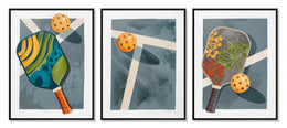 Pickleball (Set 3) Curated Canvas