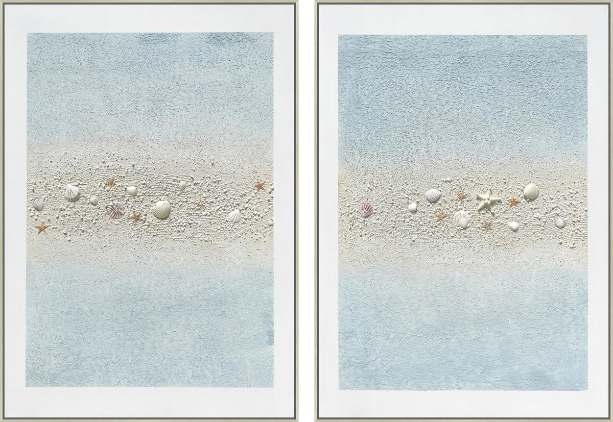 Beach Abstract (Set 2) Curated Canvas